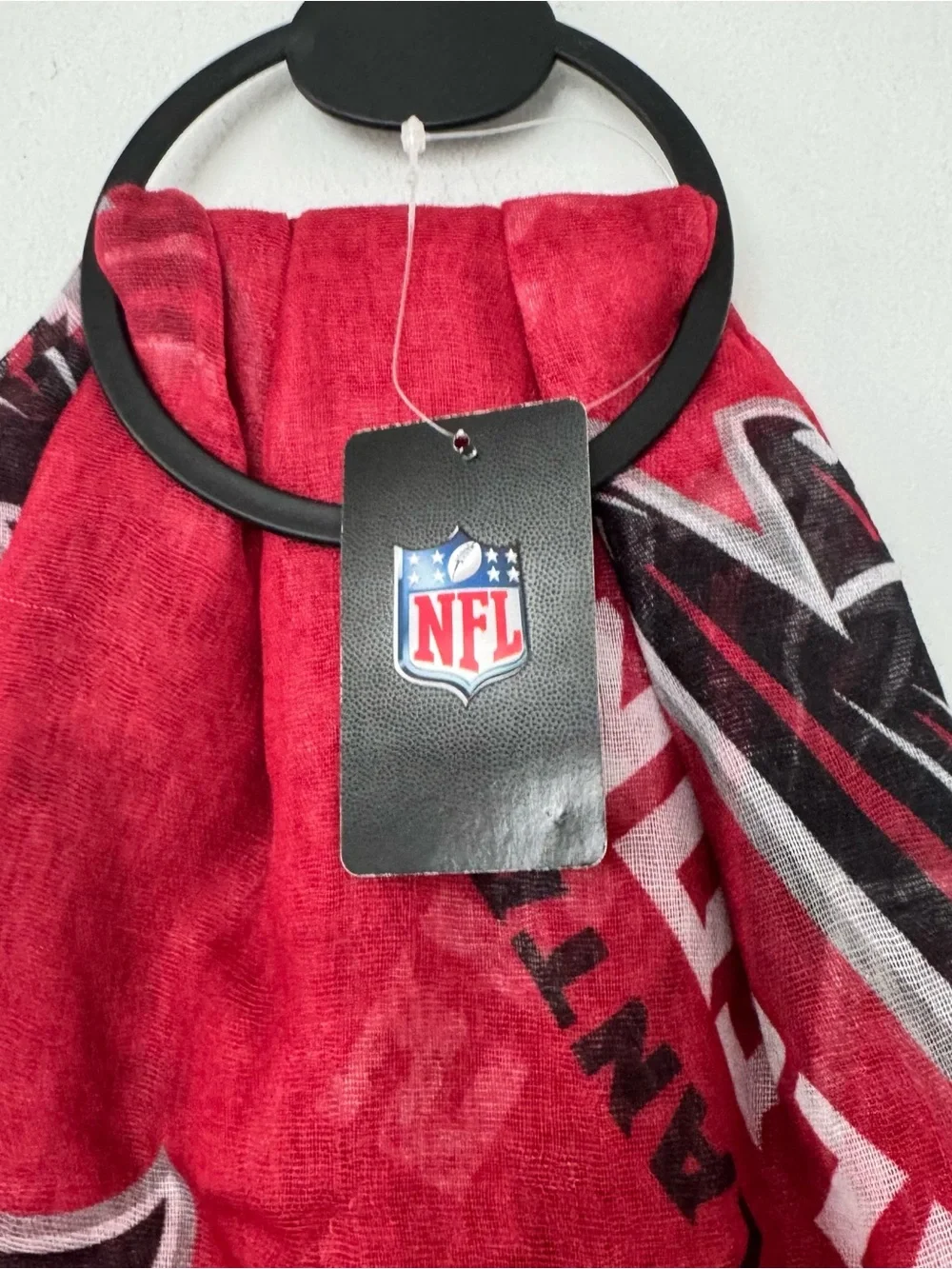 Atlanta Falcons Infinity Scarf Little Earth Red Sheer Lightweight Game Day NFL
